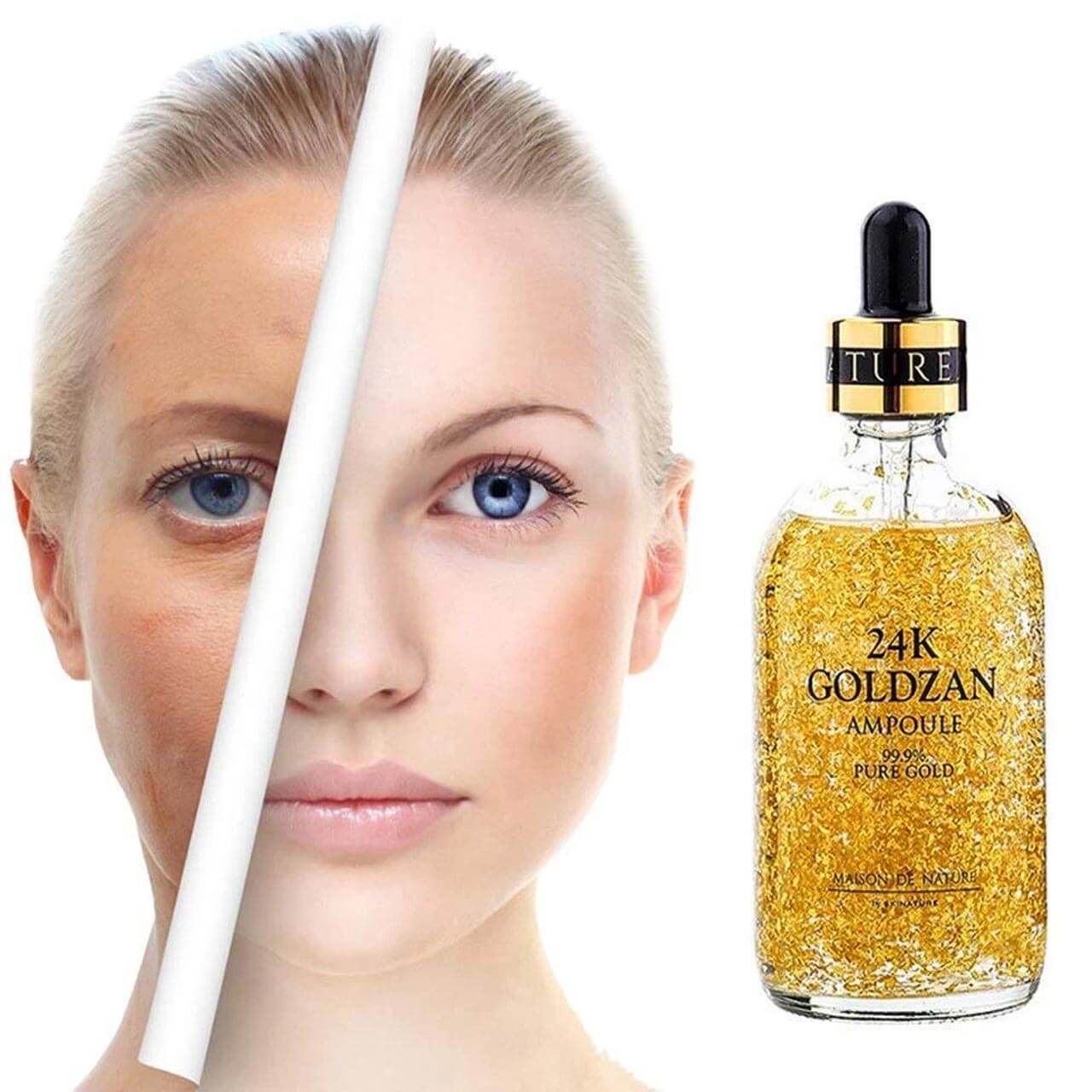 Skin Nature 24K Goldzan Ampoule 99.9% Pure Gold